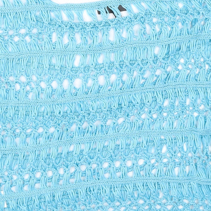 KappAhI Womens Blue   Basic Blouse Size 6