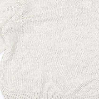H&M Girls Brown   Pullover Jumper Size 13-14 Years  - My pugly x-mas jumper