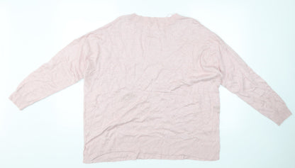 Gallery Womens Pink   Pullover Jumper Size L
