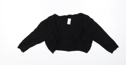 VILA Womens Black   Shrug Jumper Size XS