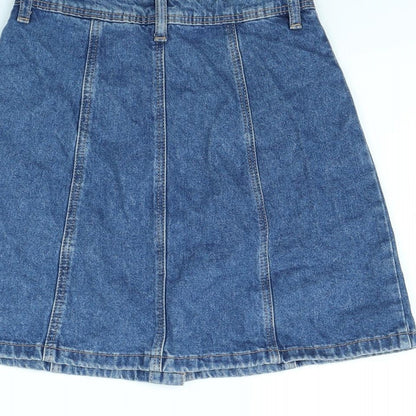 H&M Womens Blue   Mini Skirt Size 4