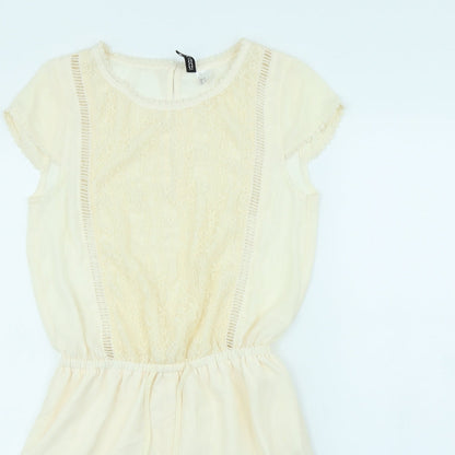 Divided Womens Beige   Playsuit One-Piece Size 6