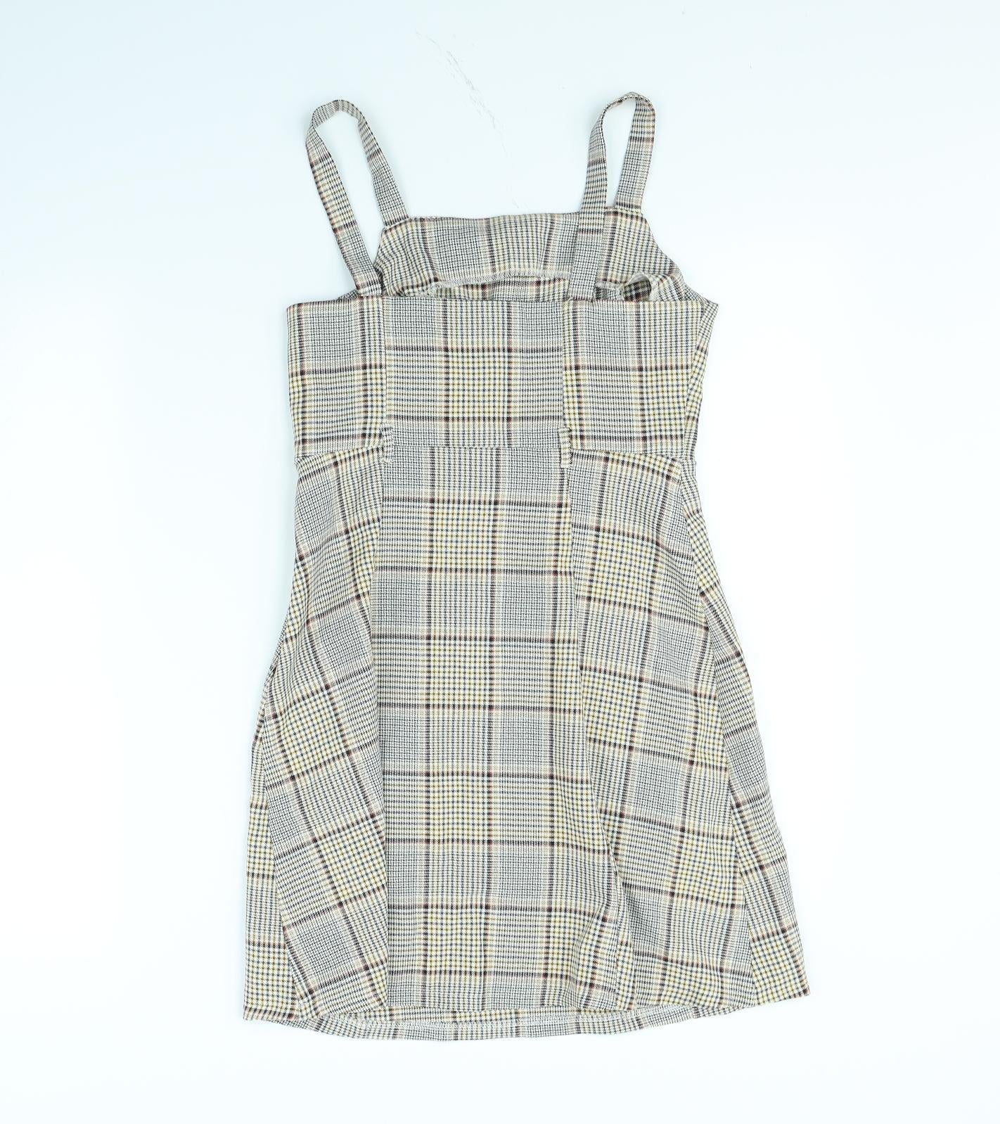Primark Womens Brown Check  Mini  Size 6