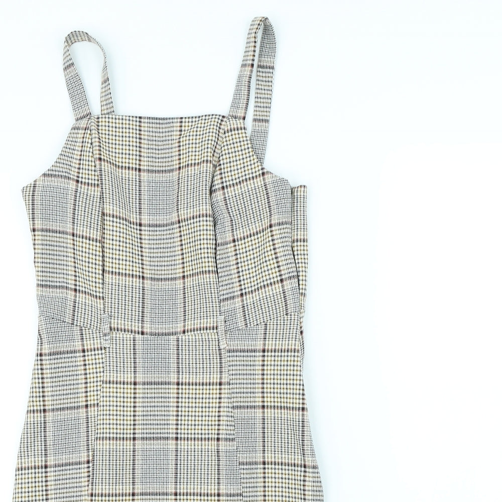 Primark Womens Brown Check  Mini  Size 6
