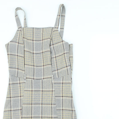 Primark Womens Brown Check  Mini  Size 6