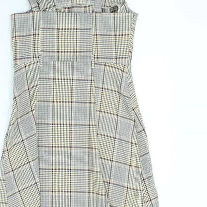 Primark Womens Brown Check  Mini  Size 6