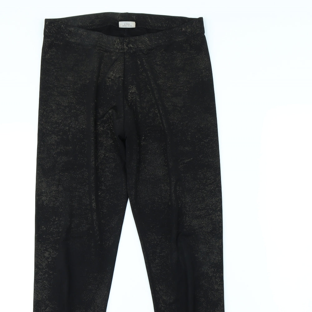 NEXT Girls Black   Capri Trousers Size 14 Years