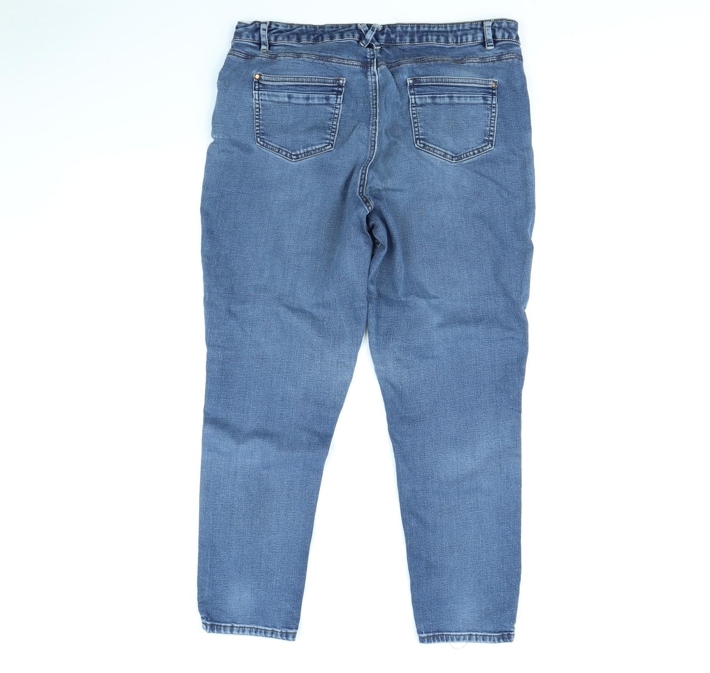 Womens UK Size 34 in Preworn Regular Fit Skinny Blue Jeans
