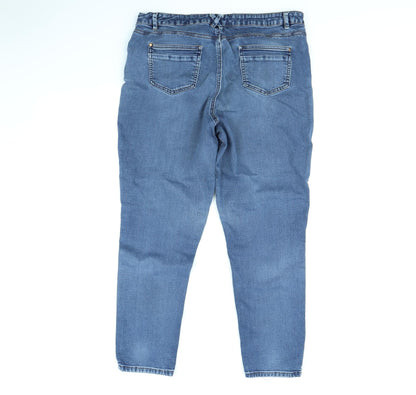 Womens UK Size 34 in Preworn Regular Fit Skinny Blue Jeans