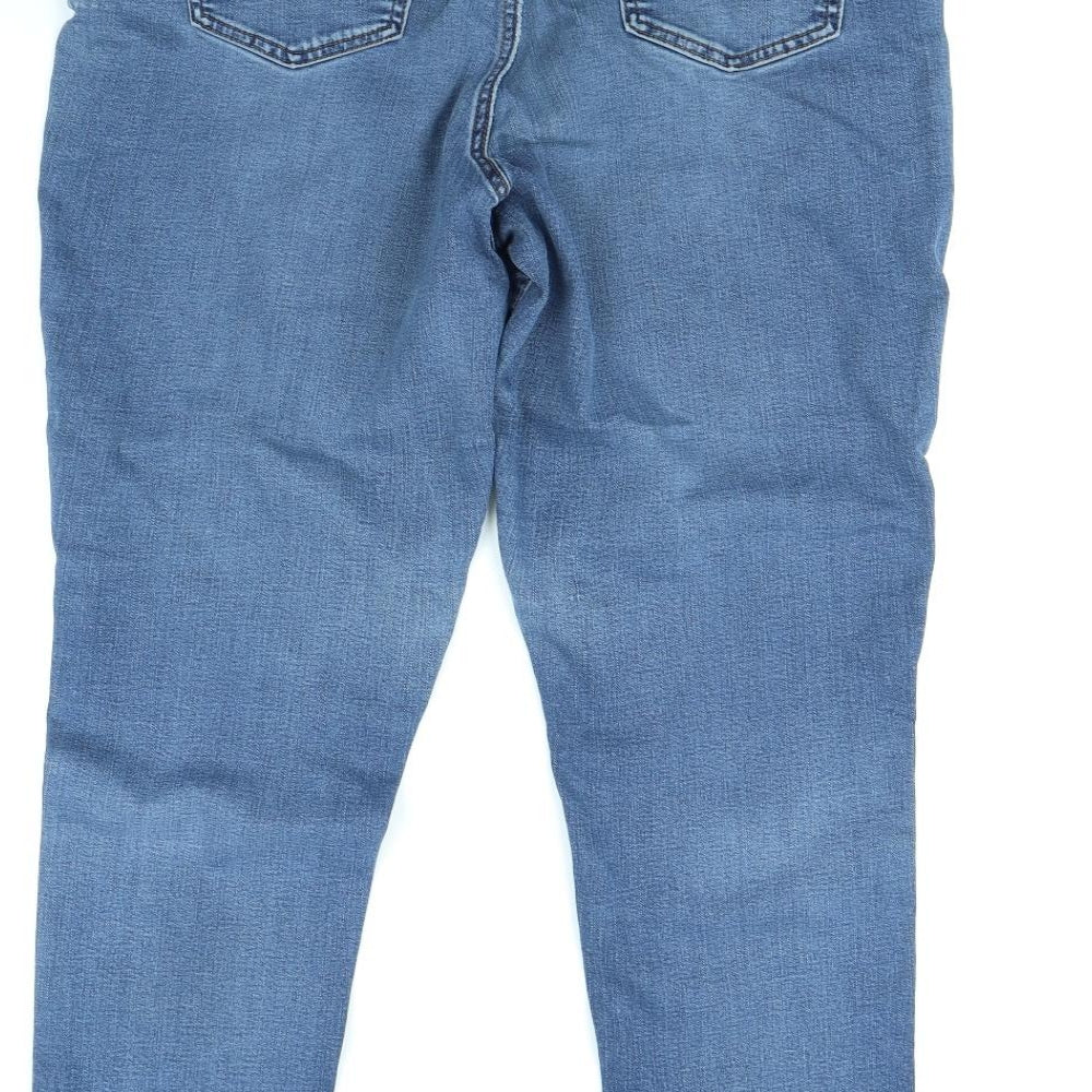 Womens UK Size 34 in Preworn Regular Fit Skinny Blue Jeans