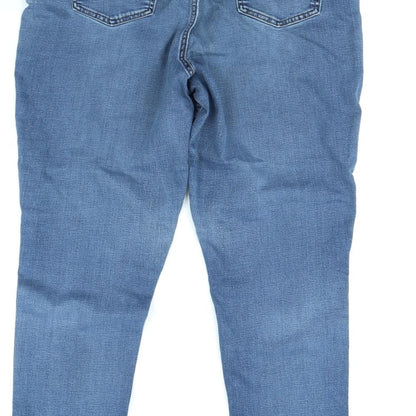 Womens UK Size 34 in Preworn Regular Fit Skinny Blue Jeans