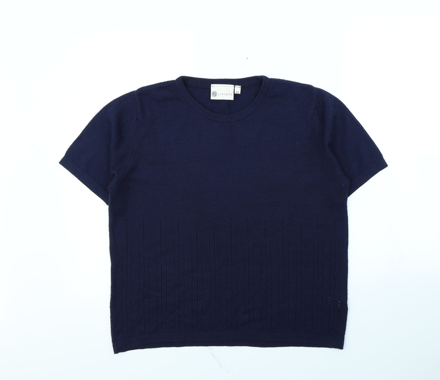 Janique Womens Blue   Pullover Jumper Size M