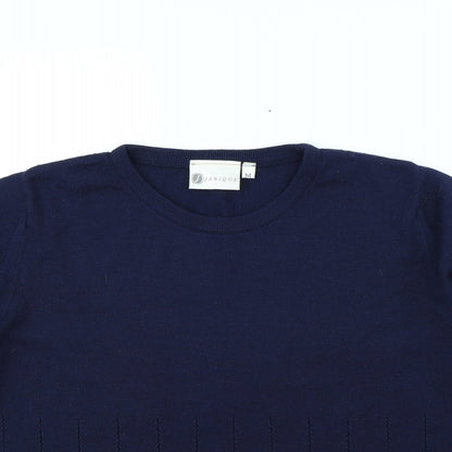 Janique Womens Blue   Pullover Jumper Size M