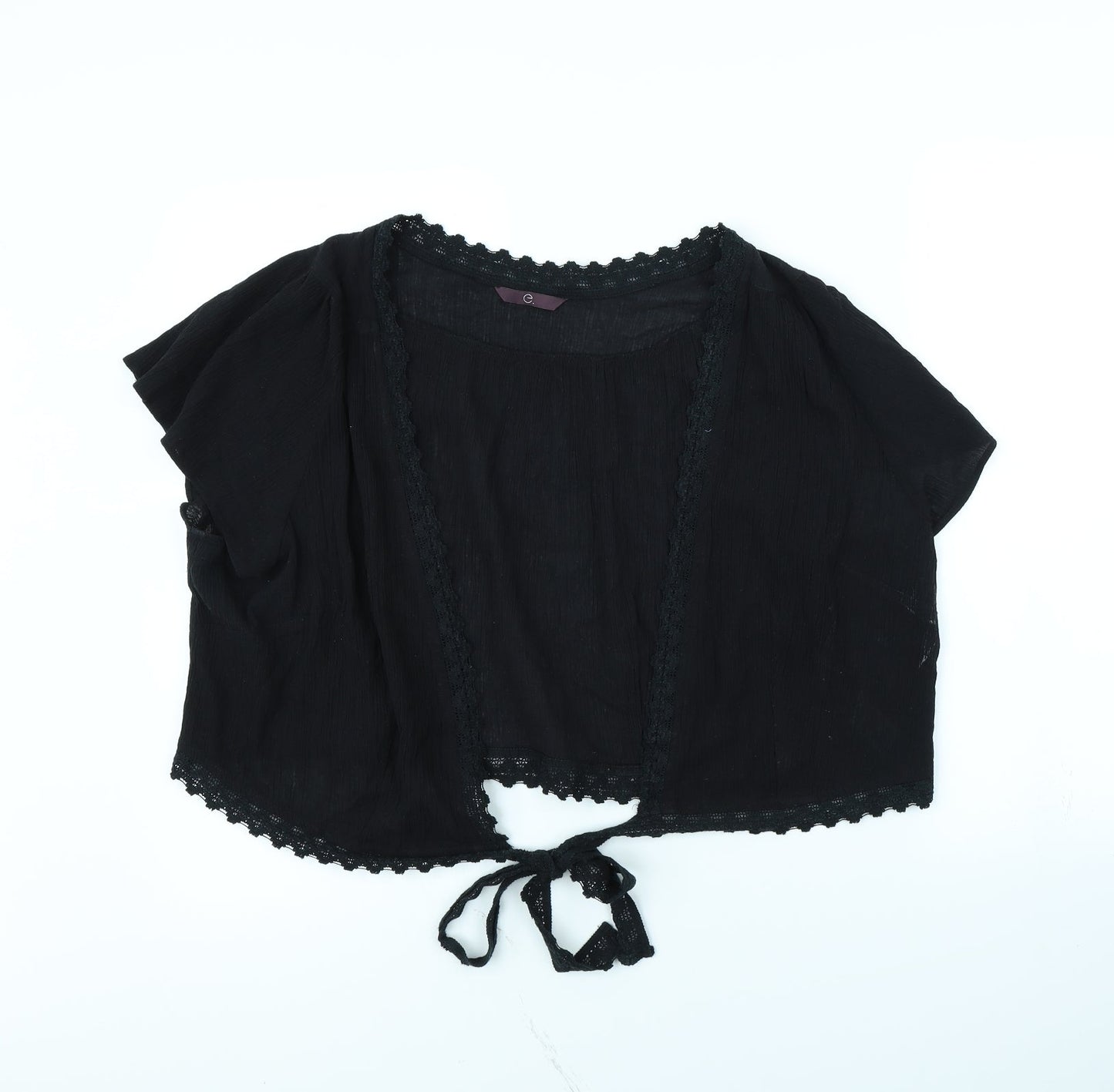 Evans Womens Black   Jacket  Size 26