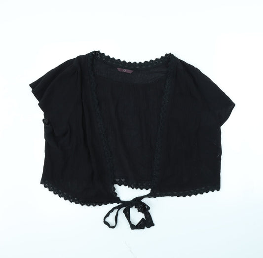 Evans Womens Black   Jacket  Size 26