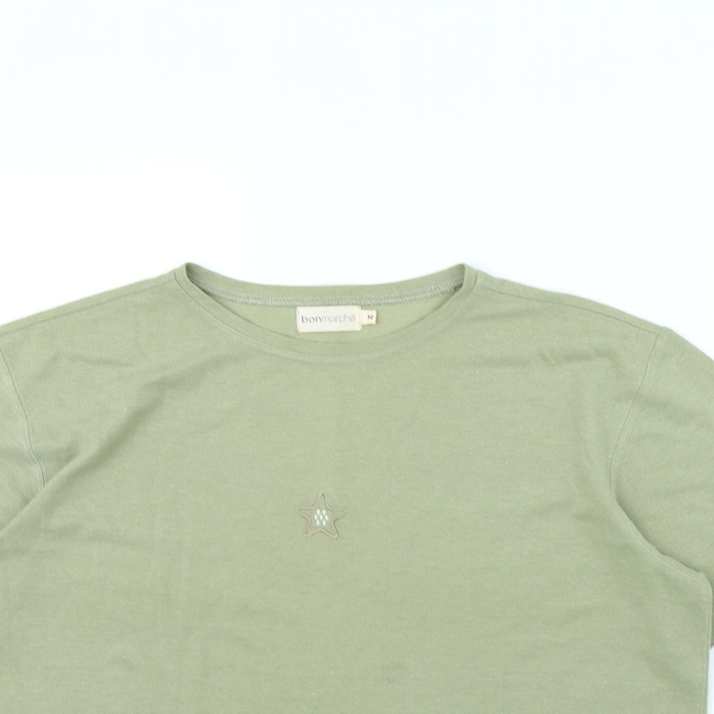 Bonmarché Womens Green   Basic T-Shirt Size M
