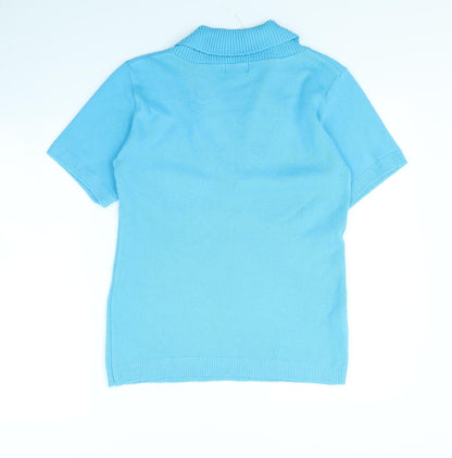 CHIC Womens Blue   Pullover Jumper Size S