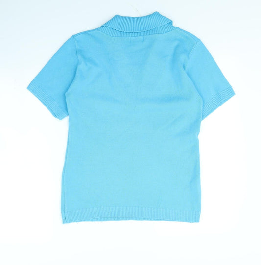 CHIC Womens Blue   Pullover Jumper Size S
