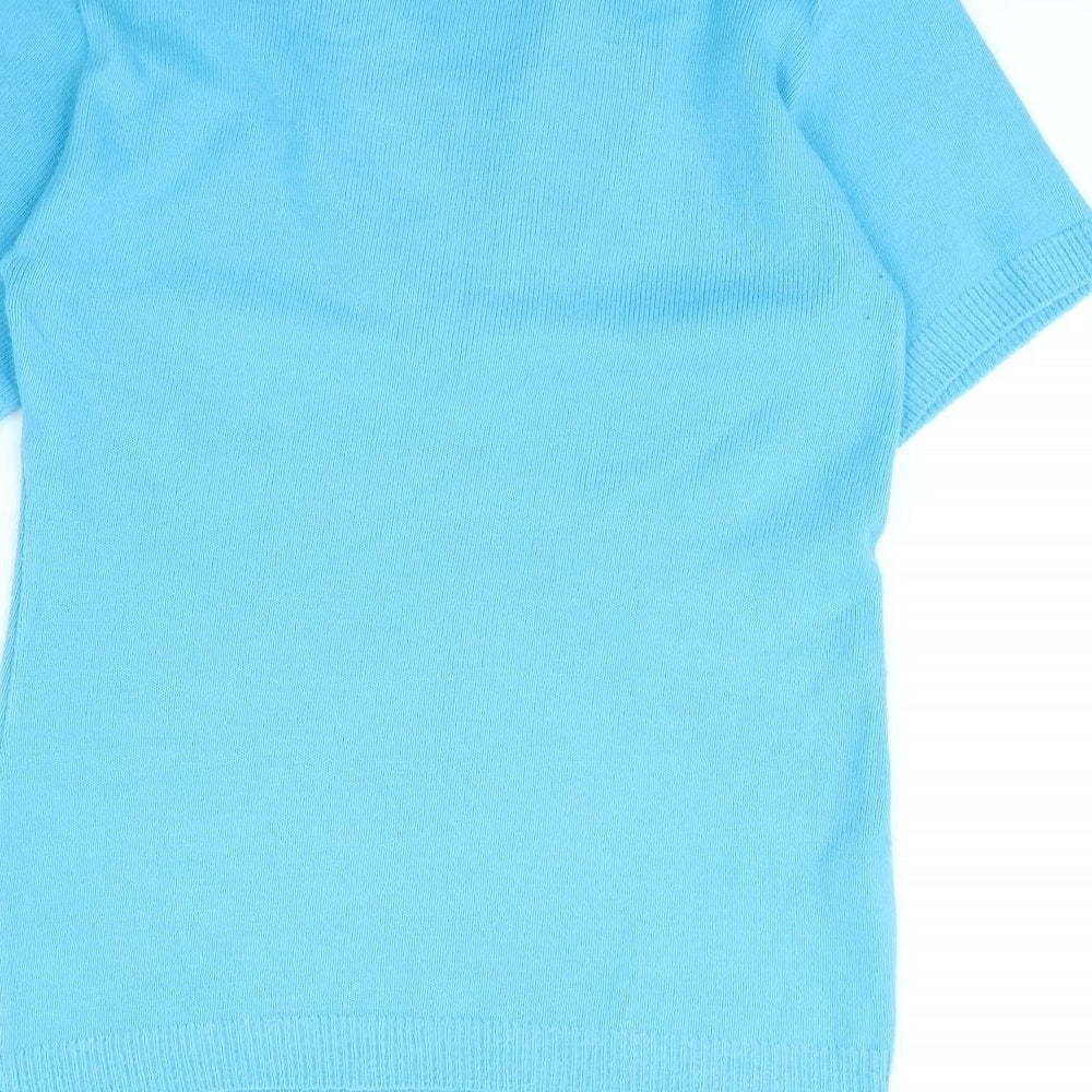 CHIC Womens Blue   Pullover Jumper Size S