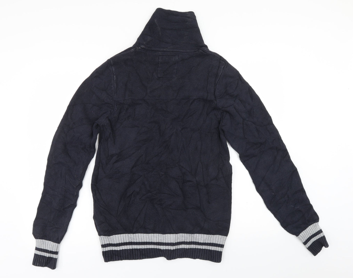 NEXT Mens Blue  Knit Cardigan Jumper Size S