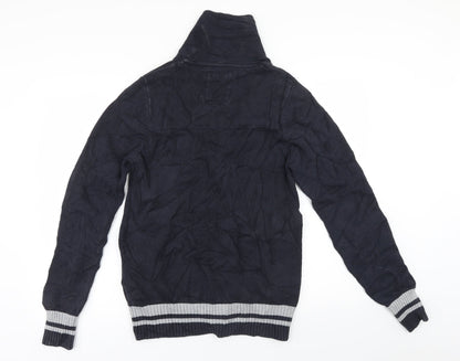 NEXT Mens Blue  Knit Cardigan Jumper Size S