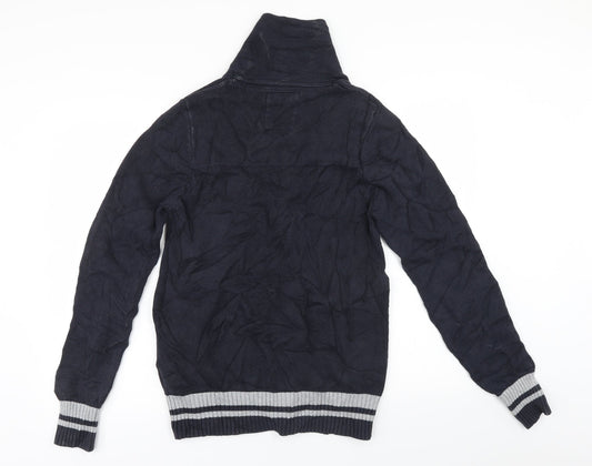 NEXT Mens Blue  Knit Cardigan Jumper Size S