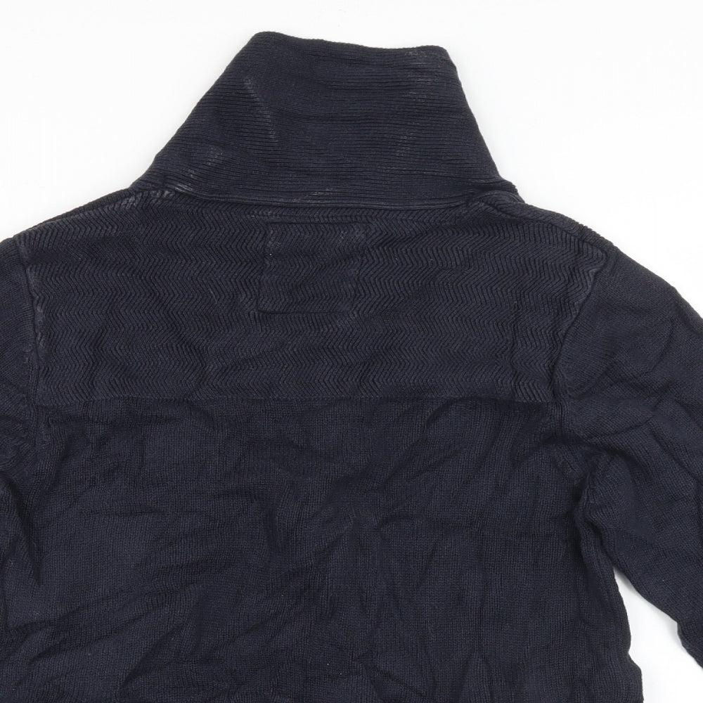 NEXT Mens Blue  Knit Cardigan Jumper Size S