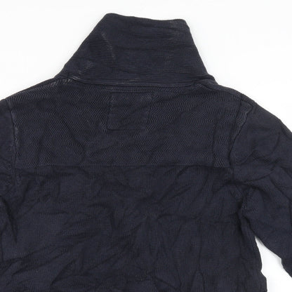 NEXT Mens Blue  Knit Cardigan Jumper Size S