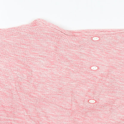 New Look Womens Pink  Knit Pullover Jumper Size S