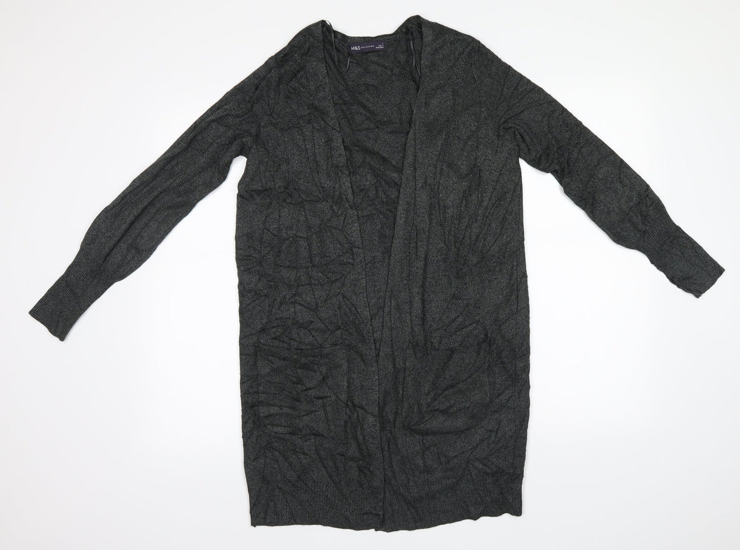 M&S Womens Green  Knit Shrug Jumper Size S