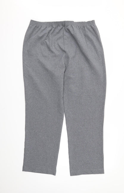 Womens UK Size 16 Bonmarché Regular Fit  Grey Trousers