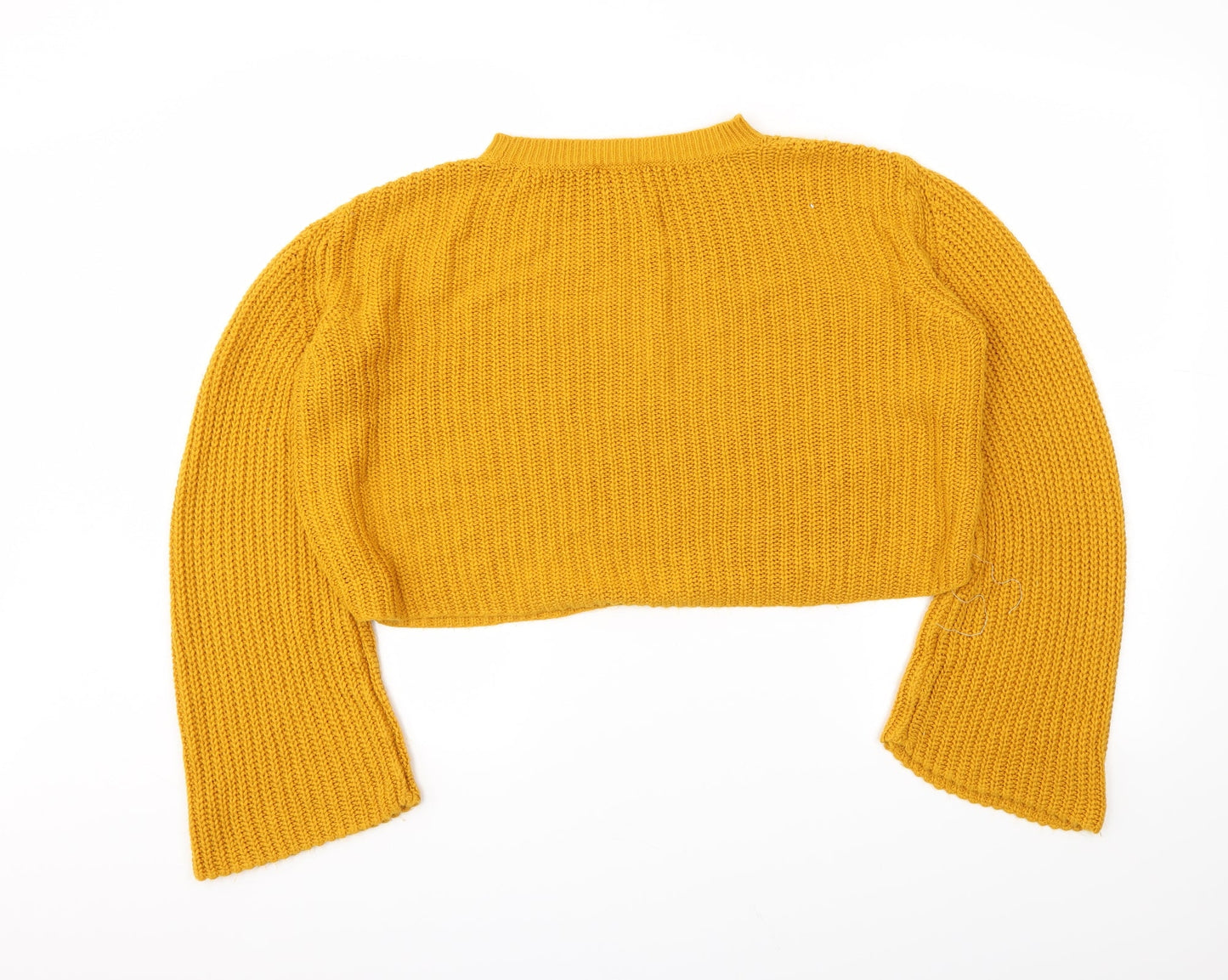 Primark Womens Yellow   Pullover Jumper Size S