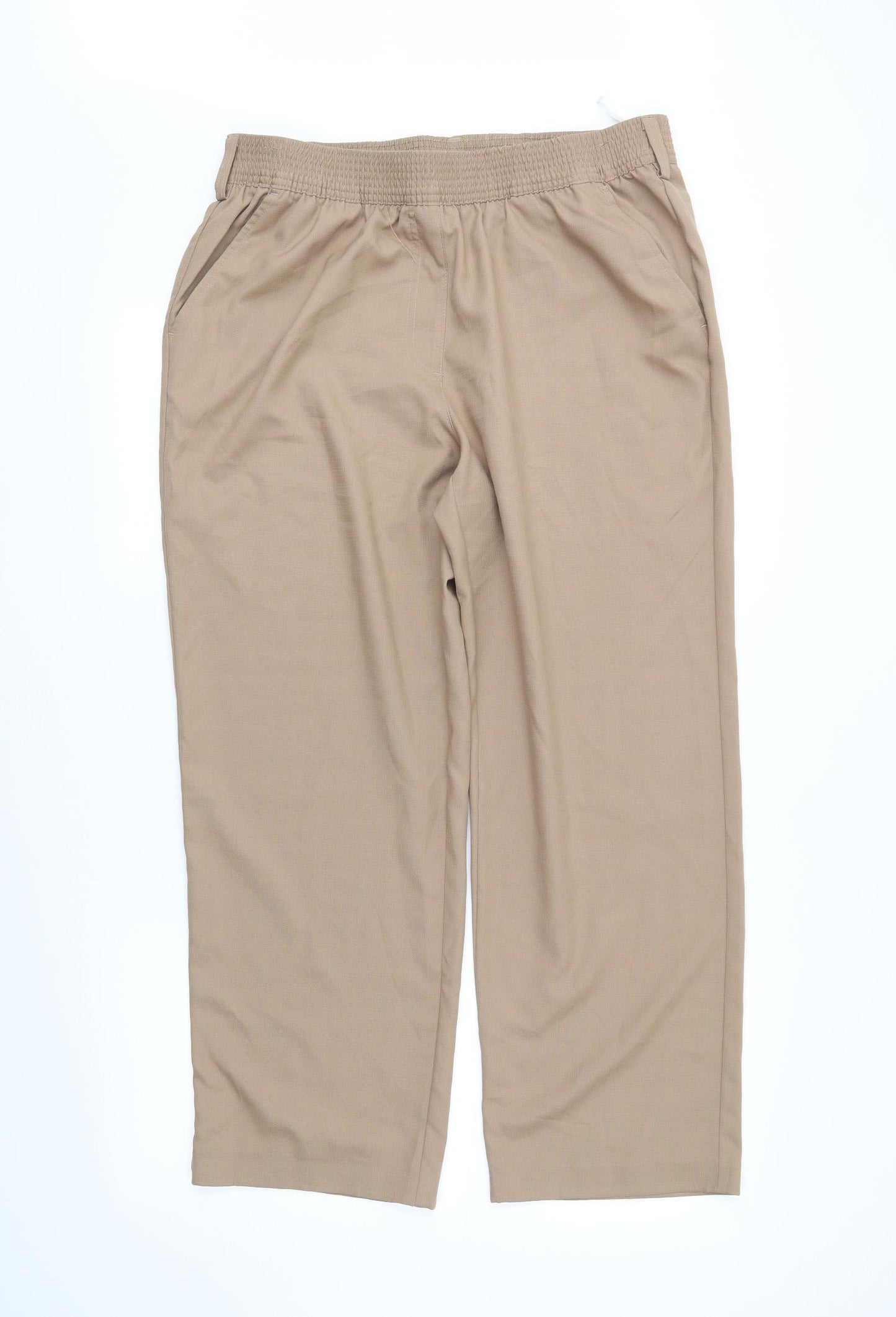 prewrn Womens Brown   Trousers  Size 18 L24 in