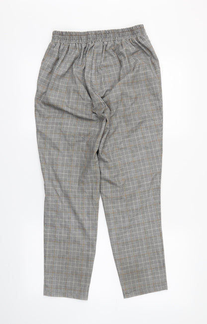 newlook Womens Green Plaid  Trousers  Size 10 L24 in
