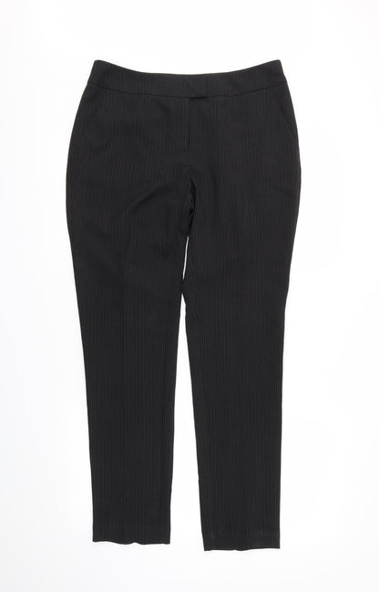 Womens UK Size 12 Papaya Regular Fit  Black Trousers