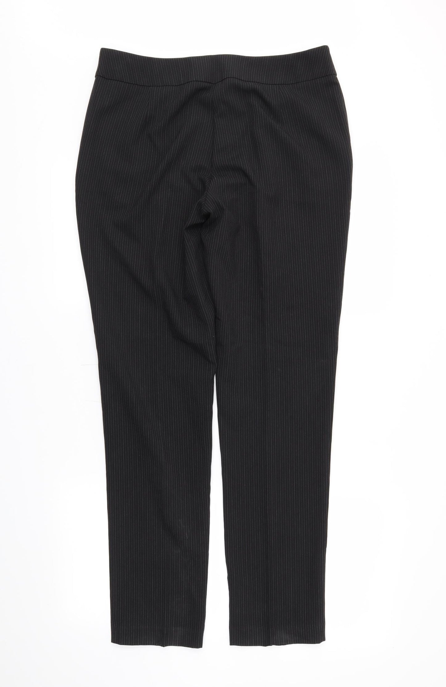 Womens UK Size 12 Papaya Regular Fit  Black Trousers