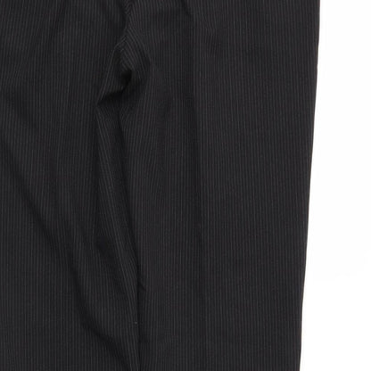 Womens UK Size 12 Papaya Regular Fit  Black Trousers