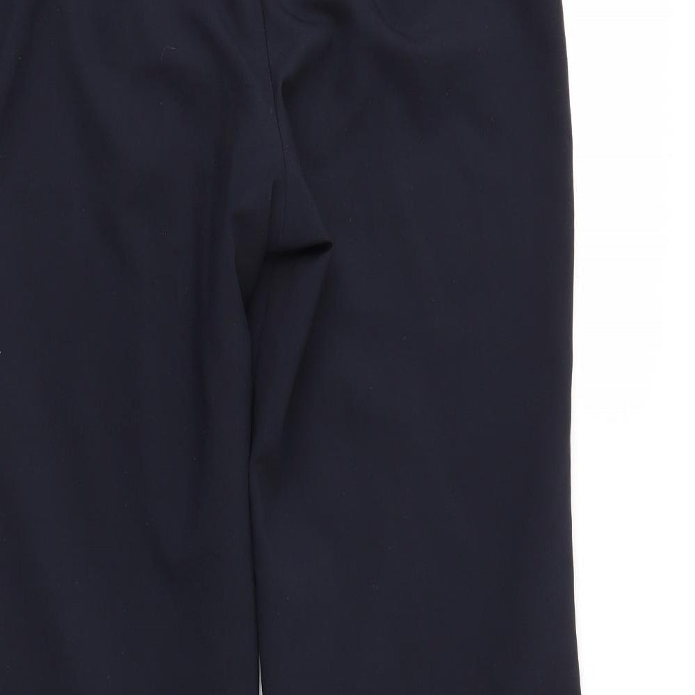 Womens UK Size 10 M&S Regular Fit  Blue Trousers