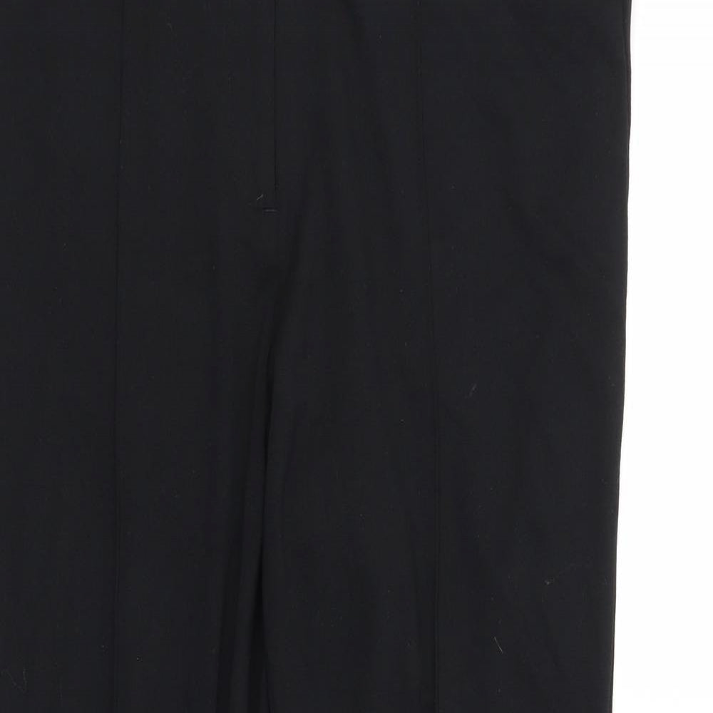 M&S Womens Black   Trousers  Size 12 L25 in