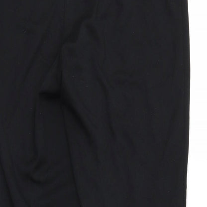 M&S Womens Black   Trousers  Size 12 L25 in