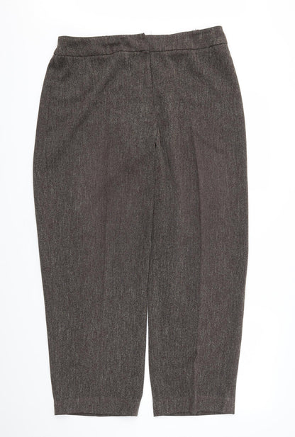 Roman Womens Brown   Trousers  Size 18 L28 in