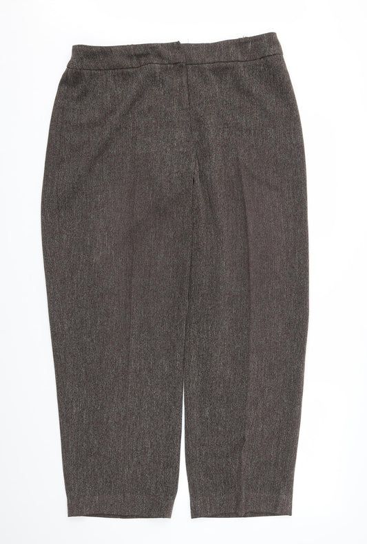 Roman Womens Brown   Trousers  Size 18 L28 in