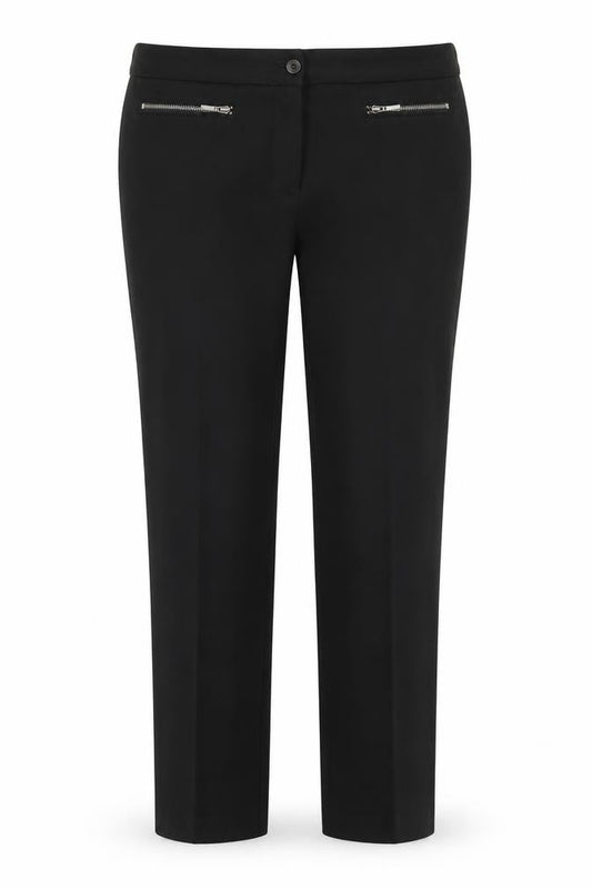 Womens UK Size 12 M&S Regular Fit  Black Trousers