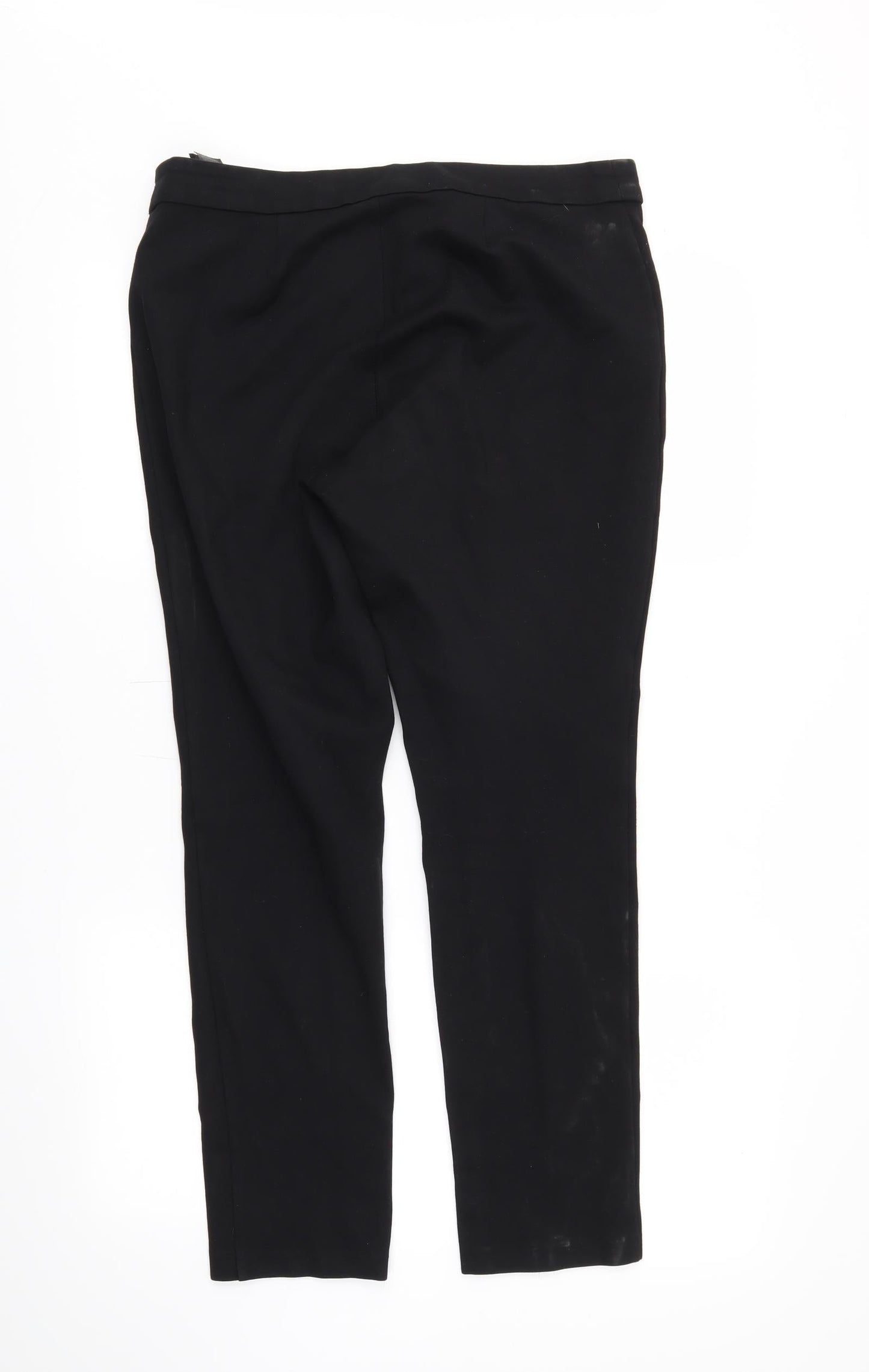 M&S Womens Black   Trousers  Size 12 L25 in
