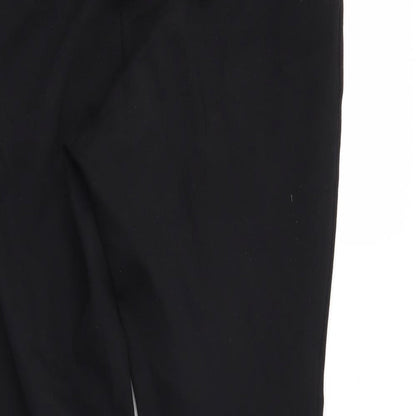 M&S Womens Black   Trousers  Size 12 L25 in