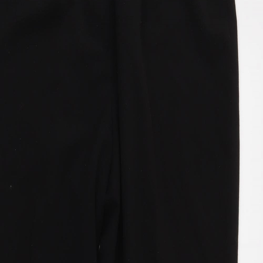 Womens UK Size 14 BASSINI Regular Fit  Black Trousers