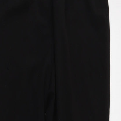 Womens UK Size 14 BASSINI Regular Fit  Black Trousers