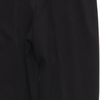 Womens UK Size 14 BASSINI Regular Fit  Black Trousers