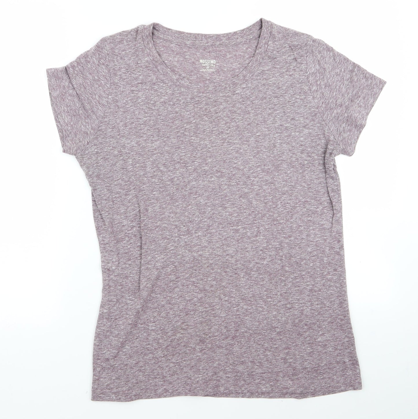 Womens UK Size L Mossimo Purple Basic T-Shirt