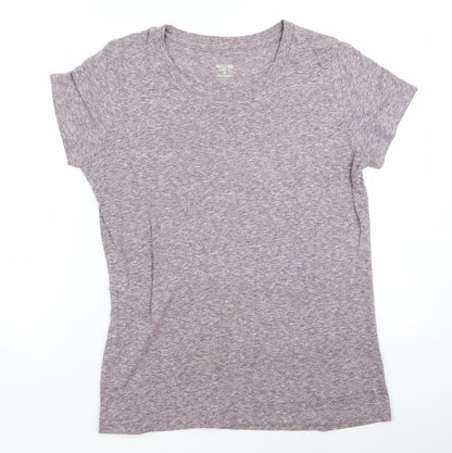 Womens UK Size L Mossimo Purple Basic T-Shirt